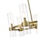 Z-Lite Datus 6 Light Chandelier, Rubbed Brass & Clear 4008-6RB - alternate 6